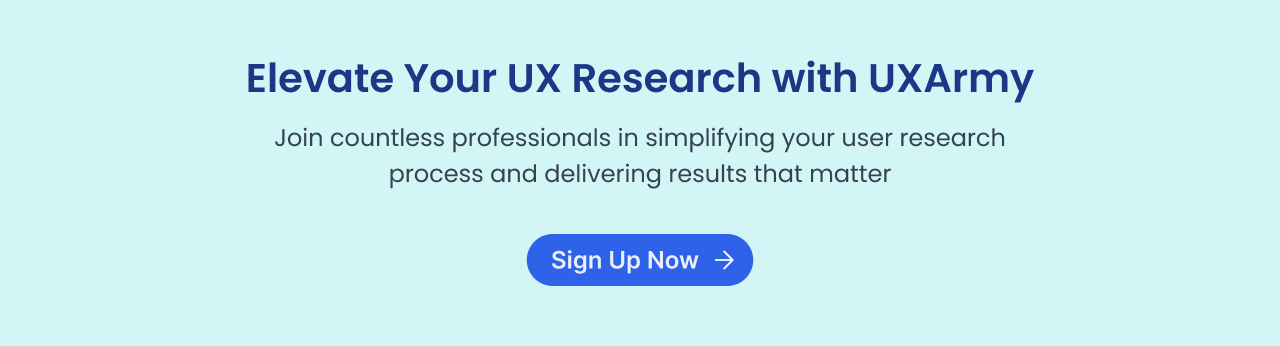 Sign up on UXArmy